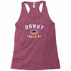 donut touch me funny Racerback Tank
