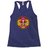 lucha libre pink Racerback Tank