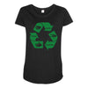 rock paper scissors Maternity Scoop Neck T-shirt
