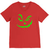 scary pumpkin halloween V-Neck Tee
