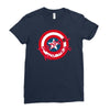 deadpool was here (captain america) Ladies Fitted T-Shirt