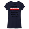 i was going to be a trump voter for halloween but my head wouldn't fit Women's V-Neck T-Shirt