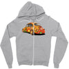 sixties vw beetle, ideal gift or birthday present Zipper Hoodie
