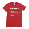how to golf best trending Ladies Fitted T-Shirt