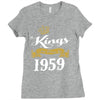 kings are born in 1959 Ladies Fitted T-Shirt