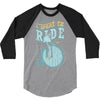 i want to ride my bike 3/4 Sleeve Shirt