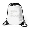 body by bacon Drawstring Bags