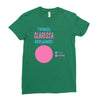 clarissa explained nothing Ladies Fitted T-Shirt