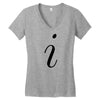 i Women's V-Neck T-Shirt
