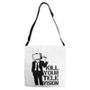 kill your television Adjustable Strap Totes