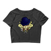 thug skull. Crop Top