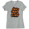 halloween ghost Ladies Fitted T-Shirt