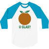 orange uglad 3/4 Sleeve Shirt