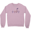 my heart beats for parrots Crewneck Sweatshirt