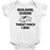 throat punch i win Baby Bodysuit