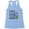 Made With Lots Of Love And a Little Science Racerback Tank