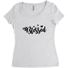 Blessed Women's Triblend Scoop T-shirt