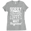 This Girl Is Taken By A Super Sexy May Boyfriend Ladies Fitted T-Shirt
