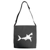 shark 'bite me' Adjustable Strap Totes