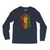 new! men's rasta vibe lion Long Sleeve Shirts