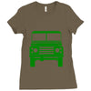 defender land rover Ladies Fitted T-Shirt