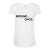 bround once Maternity Scoop Neck T-shirt