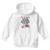 mama bear message Youth Hoodie