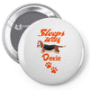 Sleeps With Doxie Pin-back button