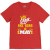 Kings Are Born In May V-Neck Tee