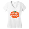 halloween little pumpkin Women's V-Neck T-Shirt