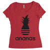 Pineapple Women's Triblend Scoop T-shirt