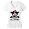 I Am Actually In A Very Commited Relationship Women's V-Neck T-Shirt