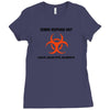 zombie response unit t shirt funny dead brains s 3xl Ladies Fitted T-Shirt