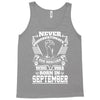 Never Underestimate Dog Rescuer Who Was Born September Tank Top