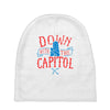 down with the capitol Baby Beanies
