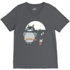totoro super hero V-Neck Tee