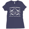 grumpy old men's club black Ladies Fitted T-Shirt