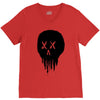 trickle skull V-Neck Tee