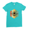 Vintage Bee Ladies Fitted T-Shirt