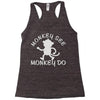 monkey teenage Racerback Tank