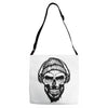hipter skull Adjustable Strap Totes