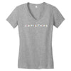 friends tv show parody christmas Women's V-Neck T-Shirt