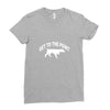 get to the point Ladies Fitted T-Shirt