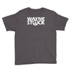 wayne's world waynestock rock band baseball jersey Youth Tee