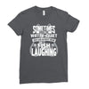 you can almost hear the fish laughing! Ladies Fitted T-Shirt