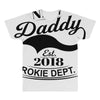 New Daddy 2018 Rokie Dept. All Over Men's T-shirt