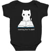 learning how to adul Baby Bodysuit