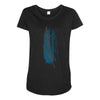 Whale Maternity Scoop Neck T-shirt