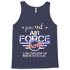 military, women's proud air force mom of her military son u Tank Top