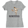 racquetball Ladies Fitted T-Shirt